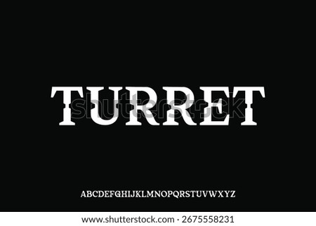 Display alphabet font vector design suitable for headline, poster, logo, magazine and many more