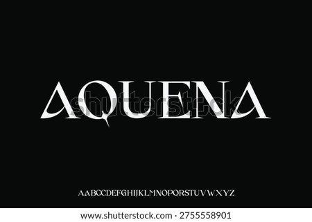 Display alphabet font vector design suitable for headline, poster, logo, magazine and many more