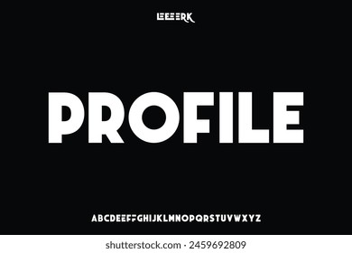 Display alphabet font vector suitable for headline, logotype, poster design and many more