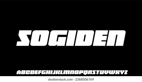 display alphabet font vector typeset