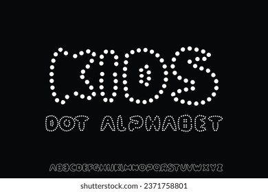 Display alphabet vector design suitable for headline, poster, cover and many more