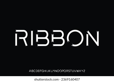 Display alphabet vector font suitable for headline, logotype, poster, album, cover and many more