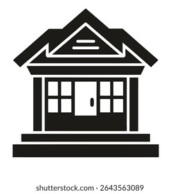 exibir ícone do vetor da silhueta do gabinete