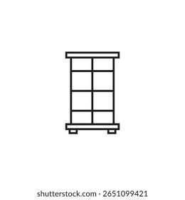 display cabinet icon illustration element design