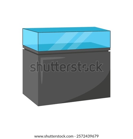 Display Case, Exhibition Vector illustration Isolated