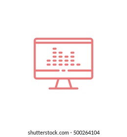 Display Chart Graph Computer Equalizer