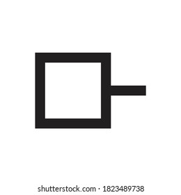 Display device App Icon Design Vector