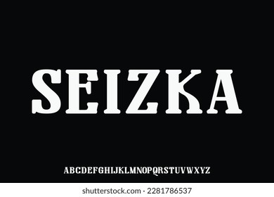 Mostrar diseño de tipo de letra adecuado para afiches, titulares, logotipo y muchos más