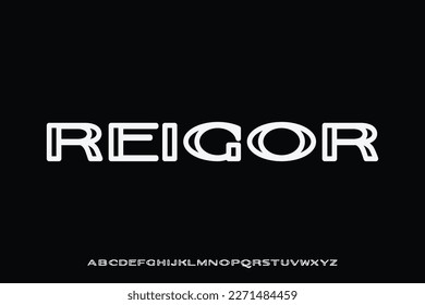 Display font vector design suitable for headline, logo, poster, and many more