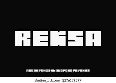 Display font vector design suitable for headline, poster, logotype and many more