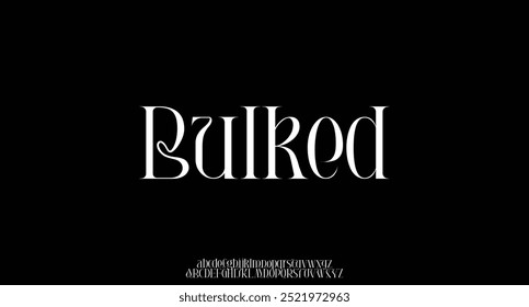 Display font vector design suitable for logo, logotype, poster, headline and many more