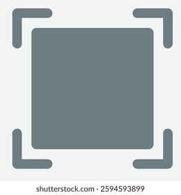 Display frame icons representing presentation, decoration, showcasing, and visual organization in design.