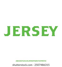 display futuristic alphabet font vector set