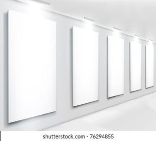 Display in gallery. Vector illustration.