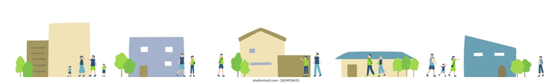 Display home village, Model home showcase, Housing exhibition hall, Housing exhibition centre, Model home, home, people, family