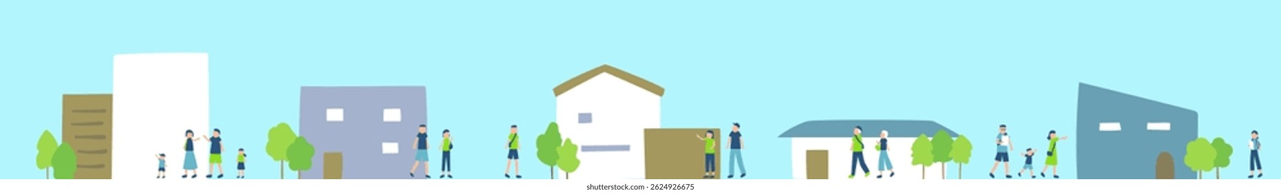 Display home village, Model home showcase, Housing exhibition hall, Housing exhibition centre, Model home, home, people, family