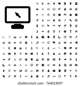 Display icon illustration isolated vector sign symbol. education icons set for web and mobile.