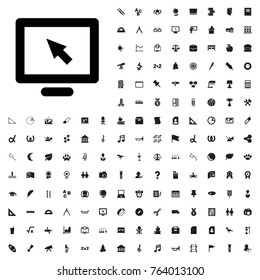Display icon illustration isolated vector sign symbol. education icons set for web and mobile.
