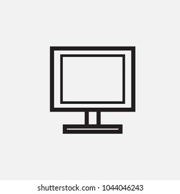 display icon, monitor symbol vector