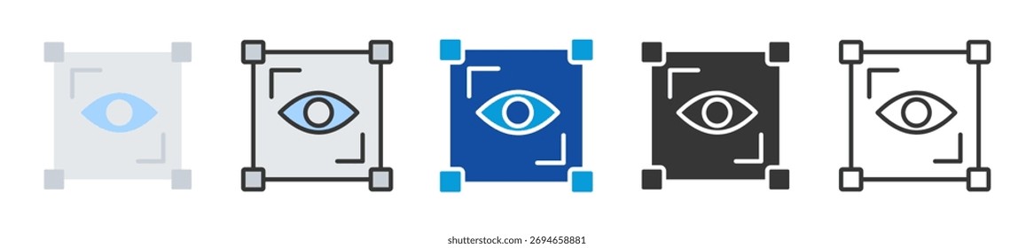 Conjunto de iconos de pantalla Estilo múltiple Varias colecciones