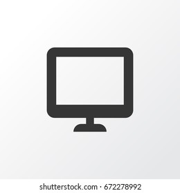 Display Icon Symbol. Premium Quality Isolated Screen Element In Trendy Style.