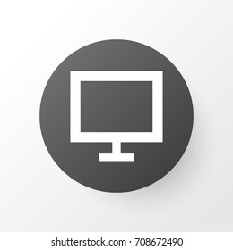 Display Icon Symbol. Premium Quality Isolated Monitor Element In Trendy Style.