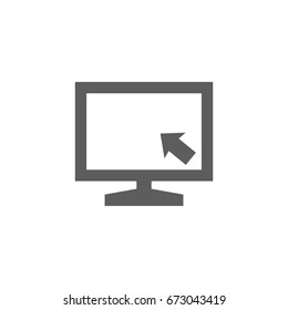 Display icon in trendy flat style isolated on white background. Symbol for your web site design, logo, app, UI. Vector illustration, EPS