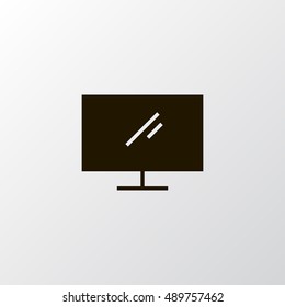 Display icon vector, clip art. Also useful as logo, web element, symbol, graphic image, silhouette and illustration.
