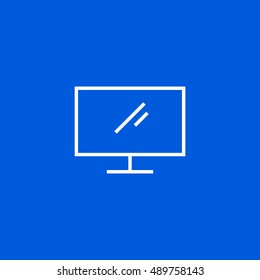 Display icon vector, clip art. Also useful as logo, web element, symbol, graphic image, silhouette and illustration.