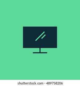 Display icon vector, clip art. Also useful as logo, web element, symbol, graphic image, silhouette and illustration.