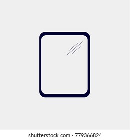 display icon, Vector illustration. screen vector icon