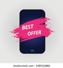 Display illustration. Vector design. Flat design