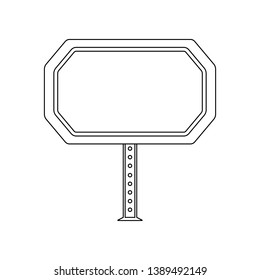Display information colored icon. Element of road signs and junctions for mobile concept and web apps icon. Outline, thin line icon for website design and development, app 