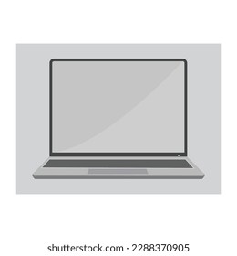 Display Laptop, background laptop, smart laptop. laptop isolated vector design.