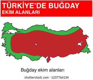 Display a map of the agricultural products produced in Turkey, where interest which products.