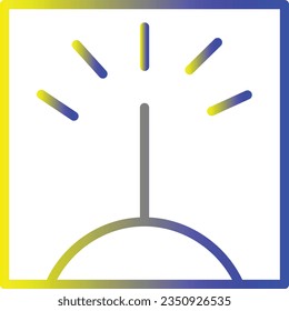 Display Meter Sensor Gradient Line Icon
