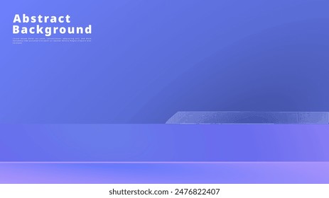 Mostrar el fondo mínimo, producto de exhibición del podio de la etapa 3D, soporte para mostrar productos cosméticos, ilustración Vector 3D EPS 10