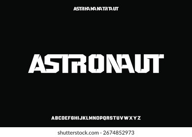 Display modern alphabet font vector design suitable for headline, poster, logo, magazine and more