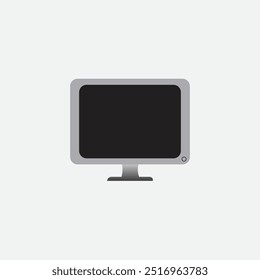 Display, monitor fully editable vector template