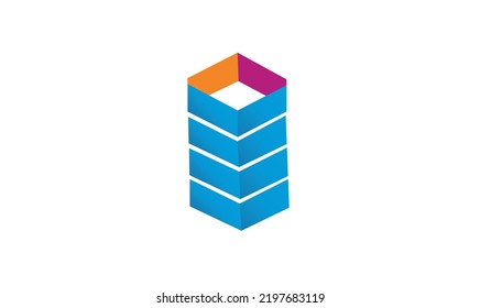 Display of nested block drawings.For your business. Vector sign. stock illustration.
