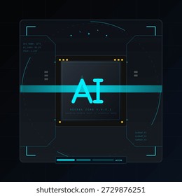 El panel de visualización proporciona información sobre el sistema de inteligencia artificial. Muestra la temperatura, la carga y los detalles de la versión con la interfaz digital. Los datos se actualizan en tiempo real para su seguimiento.