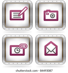 A Display Phone Custom Squared Icons