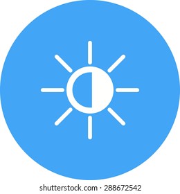 Display, screen, monitor icon vector image. Can also be used for mobile apps, phone tab bar and settings. Suitable for use on web apps, mobile apps and print media