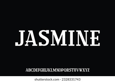 Display slab serif font vector design suitable for logo, headline, poster and many more