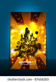 A display with stand banner template design. Vector illustration