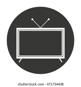display tv isolated icon vector illustration design