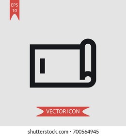 Display vector icon illustration symbol