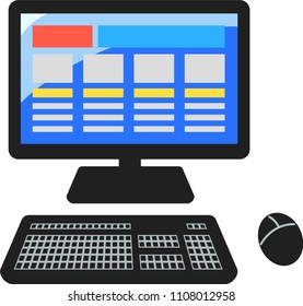Displayed Desktop PC illustration 2
