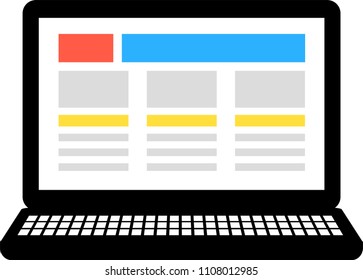 Displayed Notebook PC Illustration 4