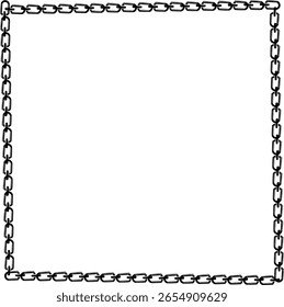 displaying frame ornaments with chains